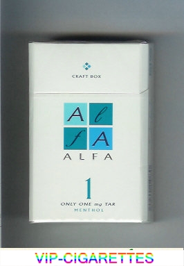 Alfa Menthol cigarettes