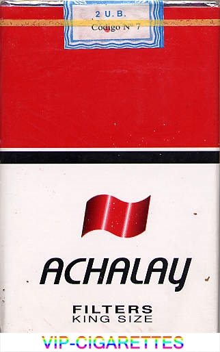 Achalay Filters King Size Cigarettes Argentina