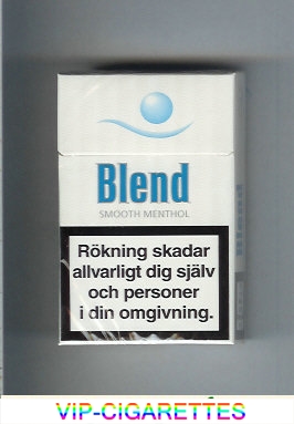 Blend Smooth Menthol cigarettes Sweden