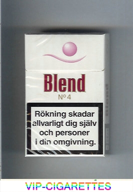 Blend No.4 cigarettes Sweden