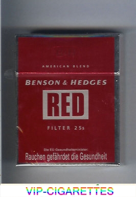 Benson Hedges Red Filter American Blend cigarettes England