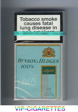 Benson Hedges Menthol Lights 100s cigarettes