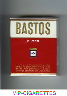 Bastos Filter short cigarettes red hard box