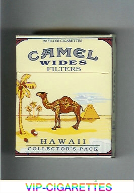 Camel Collectors Pack Hawaii Wides Filters cigarettes hard box