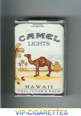 Camel Collectors Pack Hawaii Lights cigarettes soft box