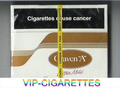 Craven A Ultra Mild cigarettes 25 king size