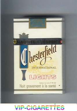 Chesterfield International Lights cigarettes