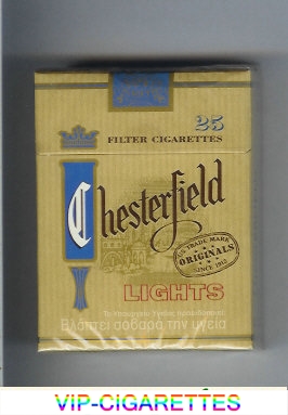 Chesterfield Lights cigarettes greece