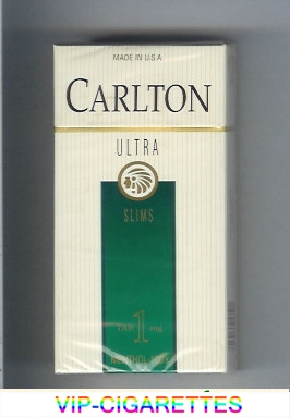 Carlton Ultra Slims Menthol Tar 1 mg cigarettes