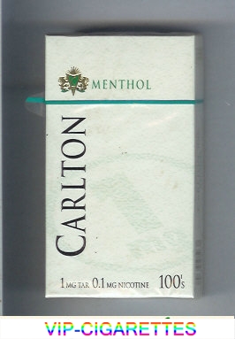Carlton Menthol Filter 100's cigarettes 1mg tar
