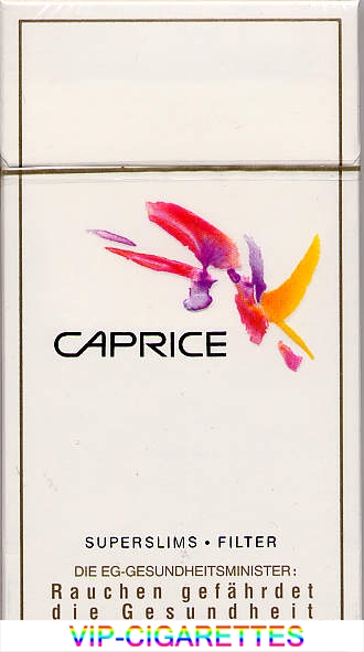 Caprice Superslims cigarettes filter