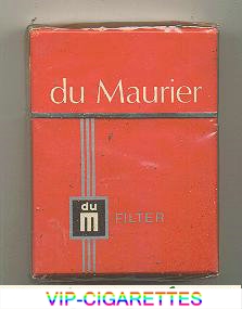 Du Maurier Filter cigarettes hard box