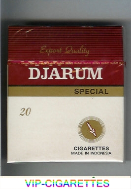 Djarum Special 90s cigarettes wide flat hard box
