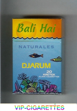 Djarum Bali Hai Naturales cigarettes hard box