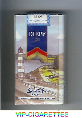 Derby Sante Fe 100s cigarettes soft box