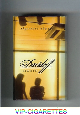 Davidoff Classic Signature Edition collection design 100s cigarettes hard box