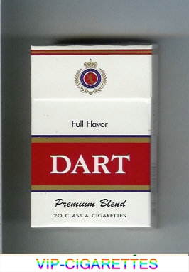 Dart Premium Blend Full Flavor cigarettes hard box