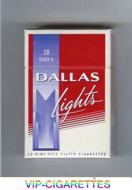 Dallas Lights cigarettes hard box