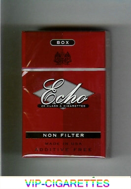 Echo Non Filter cigarettes hard box