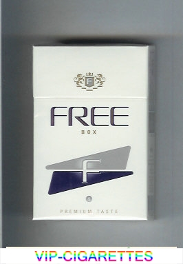 Free F '1' Premium Taste white and black and silver Cigarettes hard box