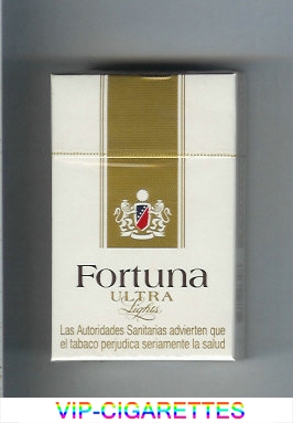 Fortuna Ultra Lights cigarettes hard box