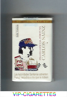 Fortuna. Rally Fortuna Carlos Sainz cigarettes soft box