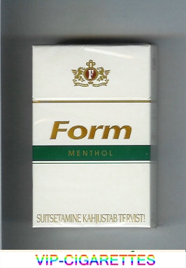 Form Menthol cigarettes hard box