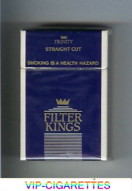 Filter Kings Trinity Straight Cut cigarettes hard box