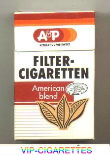 Filter Cigaretten American Blend cigarettes hard box