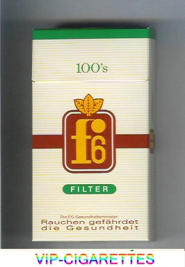 F6 100s Filter Cigarettes hard box