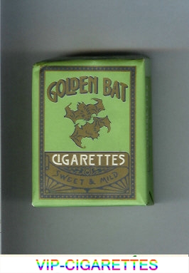 Golden Bat Sweet and Mild green cigarettes soft box