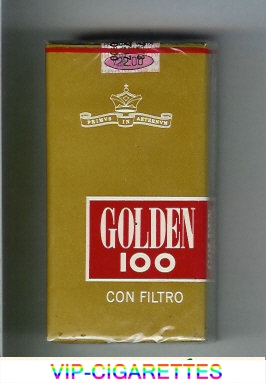 Golden Con Filtro 100s cigarettes soft box
