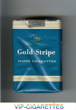 Gold Stripe Cigarettes soft box