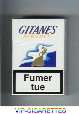 Gitanes Blondes cigarettes hard box