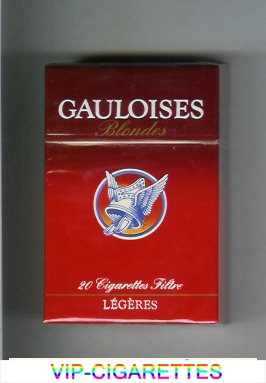 Gauloises Blondes Legeres Cigarettes hard box