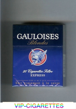 Gauloises Blondes Express Cigarettes hard box