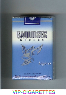 Gauloises Brunes Legeres cigarettes soft box