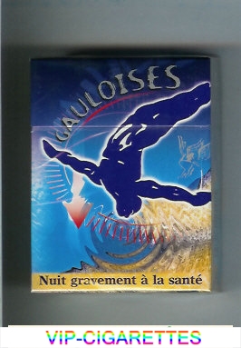 Gauloises with gymnast 30s cigarettes hard box