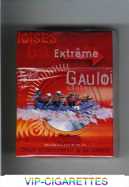 Gauloises Extreme Legeres 30s cigarettes hard box