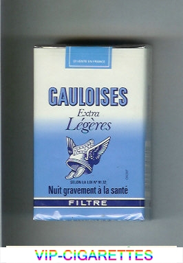 Gauloises Extra Legeres Filtre cigarettes soft box