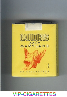 Gauloises Gout Maryland yellow cigarettes soft box