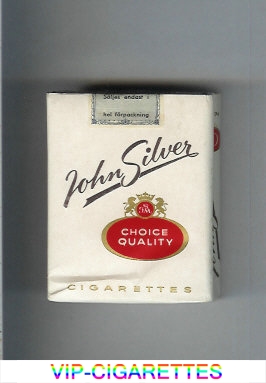 John Silver white cigarettes soft box