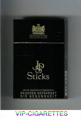 John Player Special Sticks black cigarettes hard box