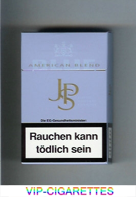 John Player Special Blue American Blend light blue cigarettes hard box