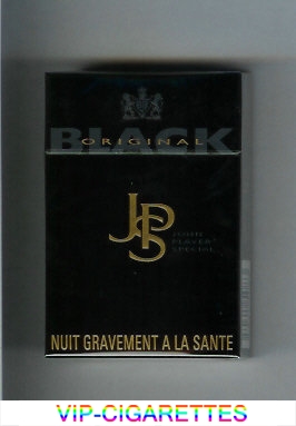 John Player Special Black Original black cigarettes hard box