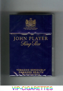 John Player King Size cigarettes hard box