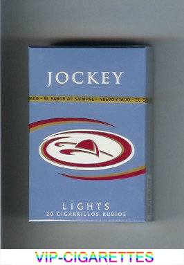 Jockey Lights cigarettes hard box