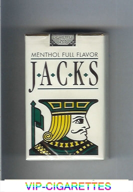 Jacks Menthol Full Flavor cigarettes soft box