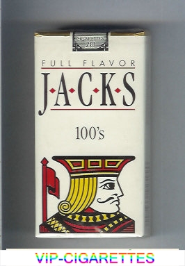 Jacks Full Flavor 100s cigarettes soft box