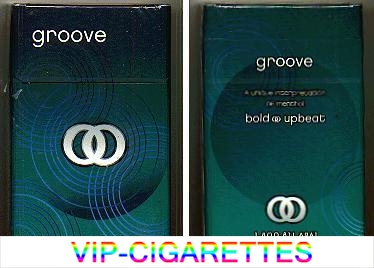 Kool Groove A unique interpretation of menthol cigarettes hard box